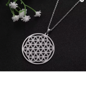 Colgante Colgante Flower of Life– Acero Inoxidable
